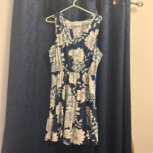 Sleeveless cotton dress